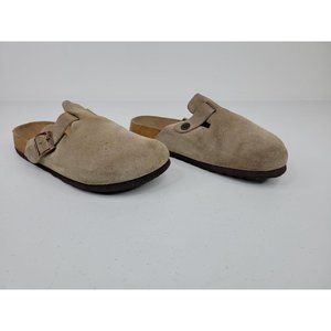 Betula by Birkenstock Suede Slip on sandals SIZE 6 // 37